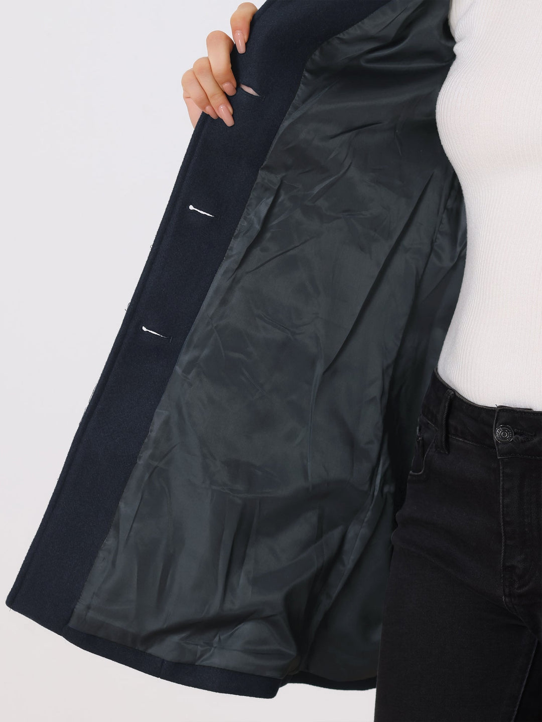 Sylvia | Single Breasted Winter Trench Coat